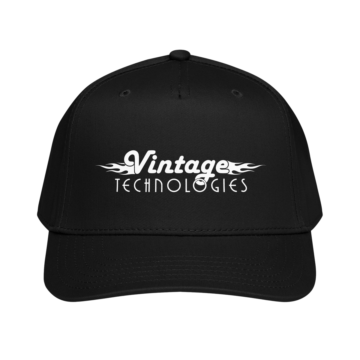 Vintage Technologies logo five panel cap