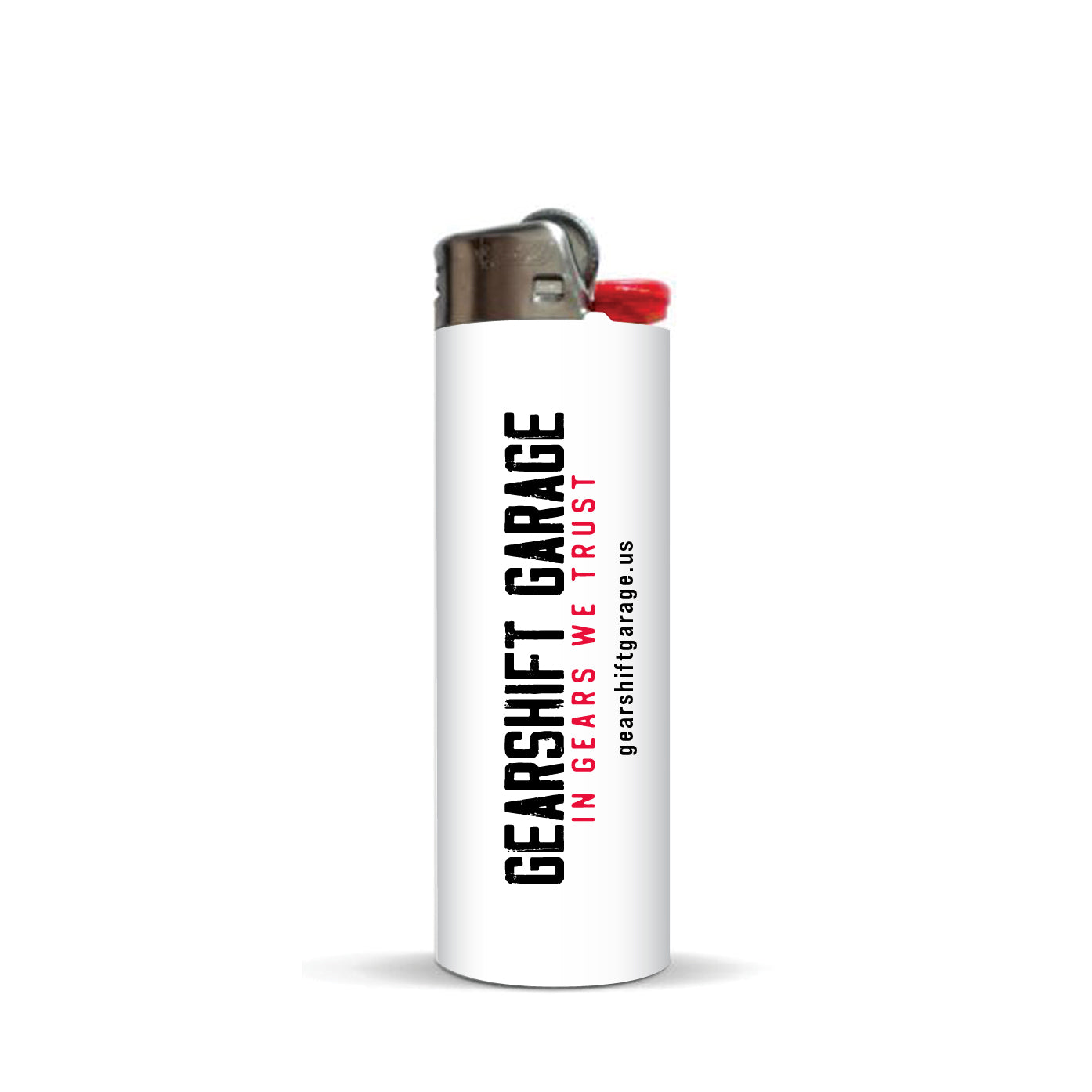Gearshift Garage Logo - Bic Lighter