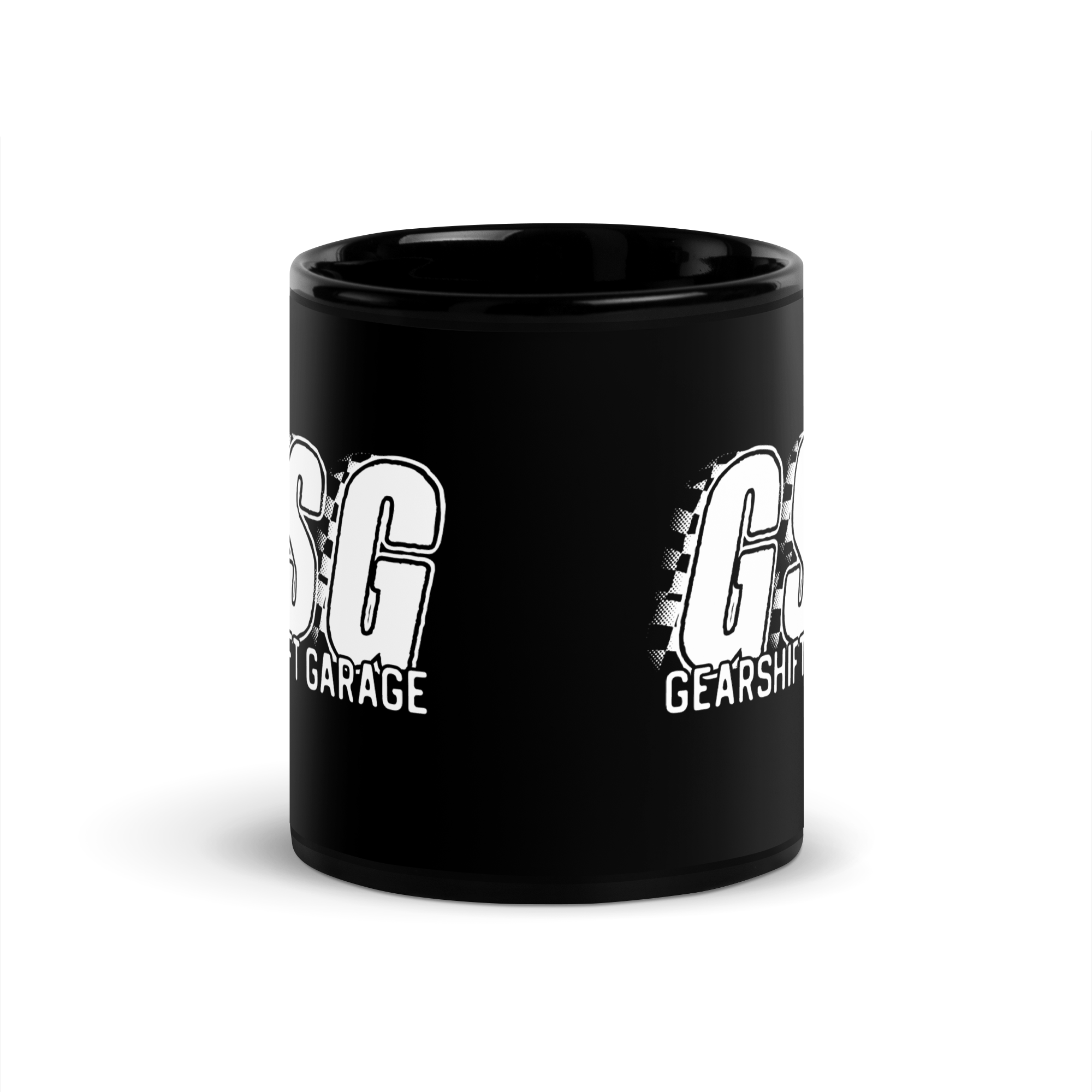 Gearshift Garage - GSG - Black Glossy Mug