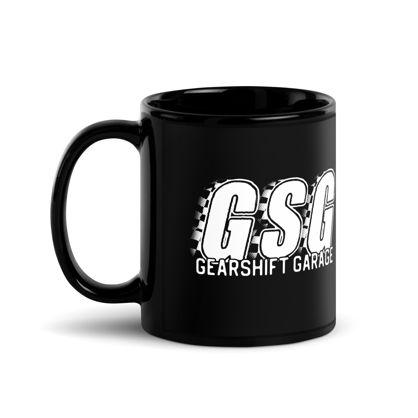 Gearahift Garge - GSG - Black Glossy Mug