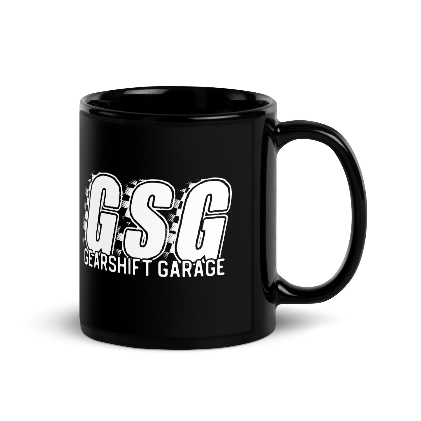 Gearahift Garge - GSG - Black Glossy Mug