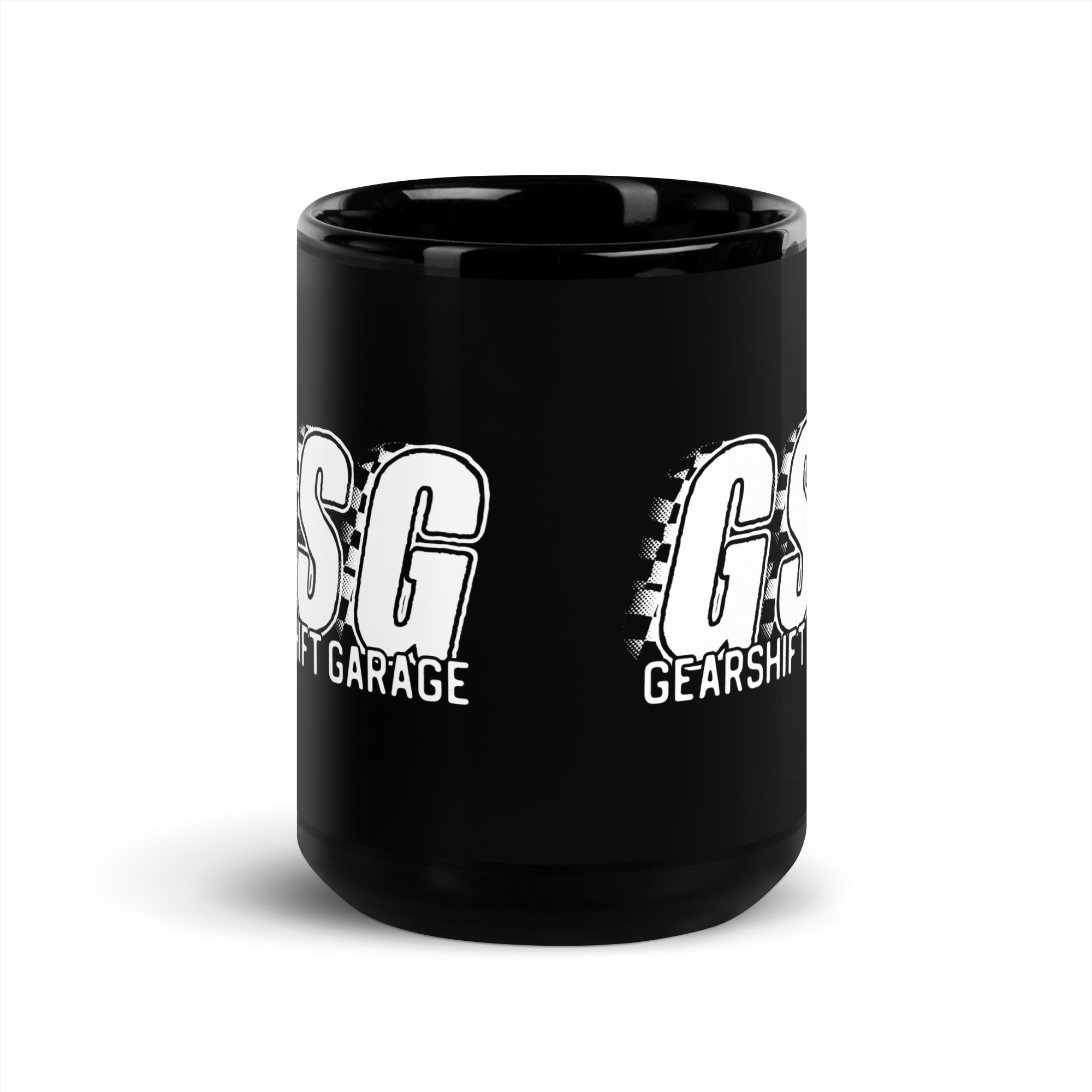 Gearshift Garage - GSG - Black Glossy Mug