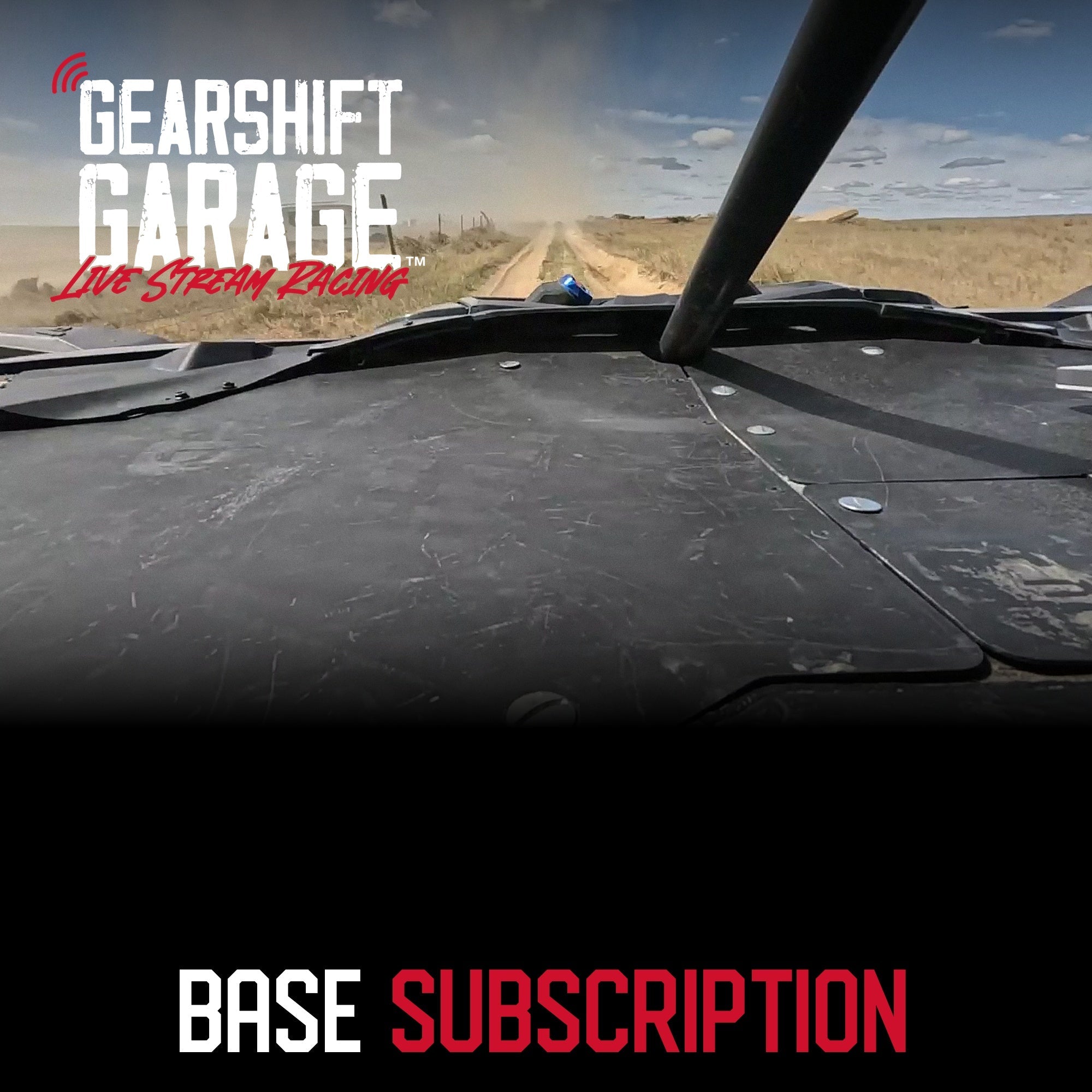 Gearshift Garage Live Stream Racing Base Subscription, onboard race view over the hood