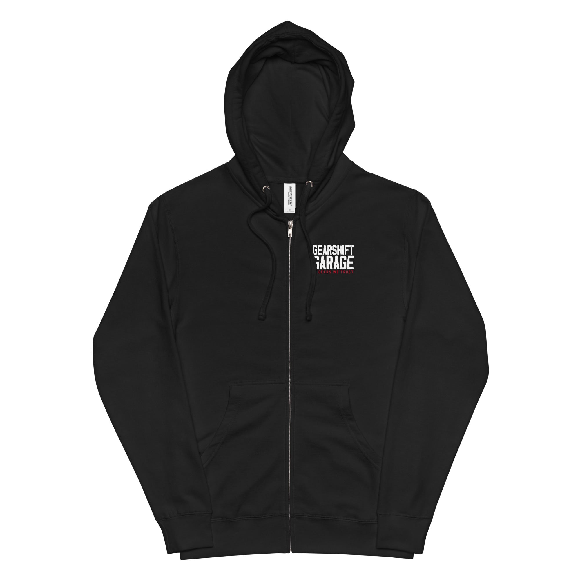 Gearshift Garage premium fleece zip up hoodie