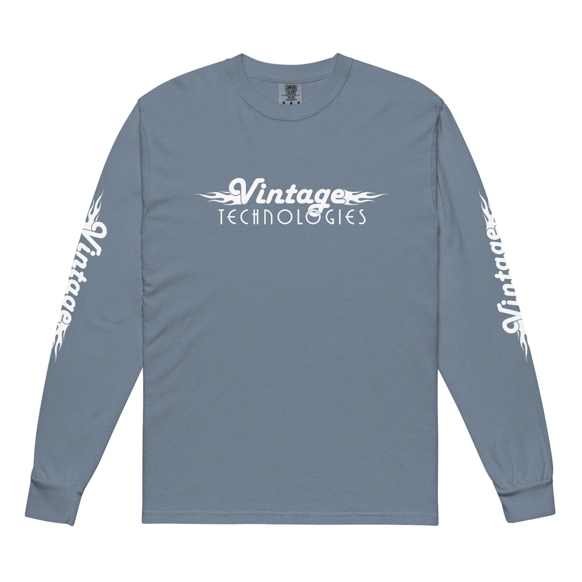 Vintage Technologies garment-dyed heavyweight long-sleeve shirt - photo 5