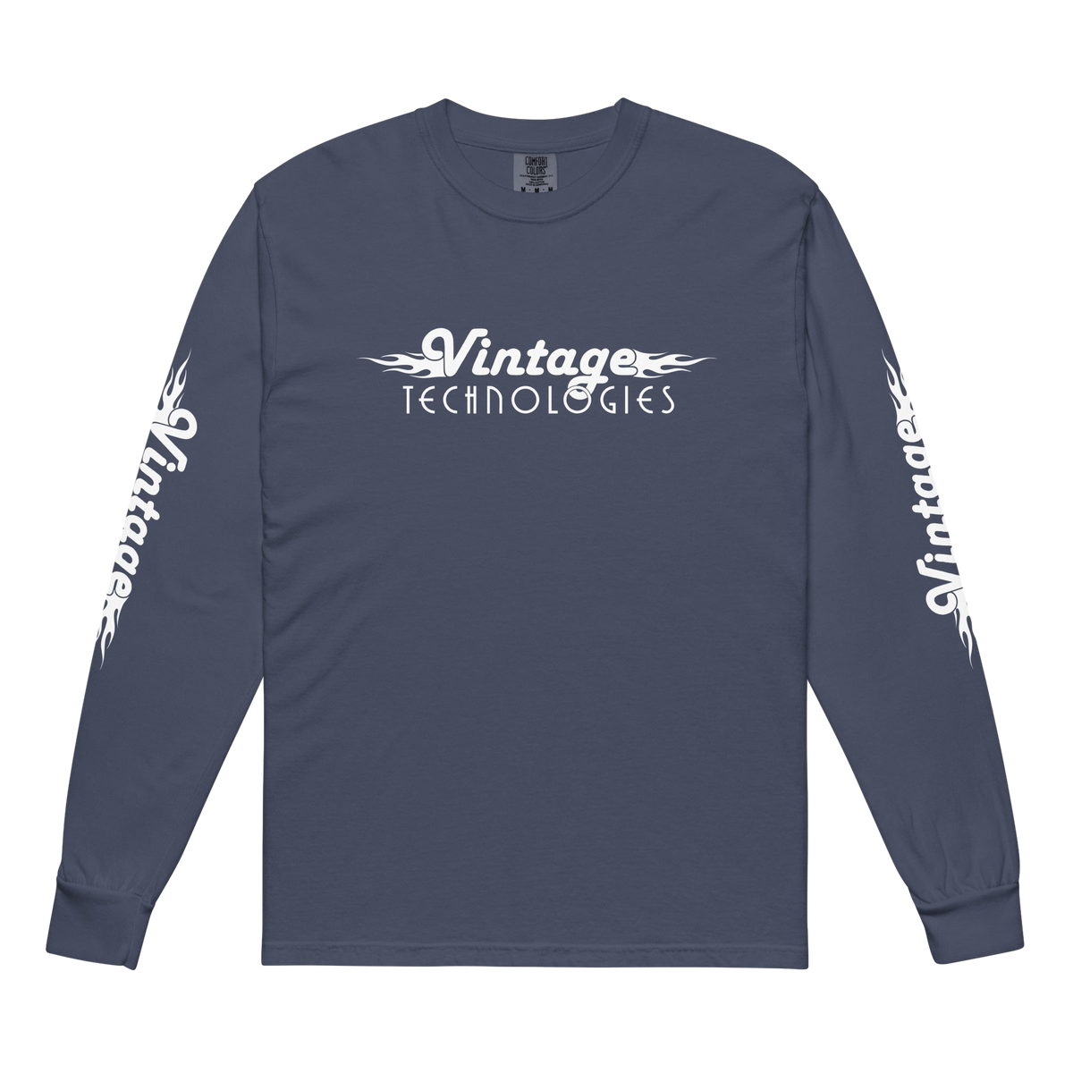 Vintage Technologies garment-dyed heavyweight long-sleeve shirt - photo 3
